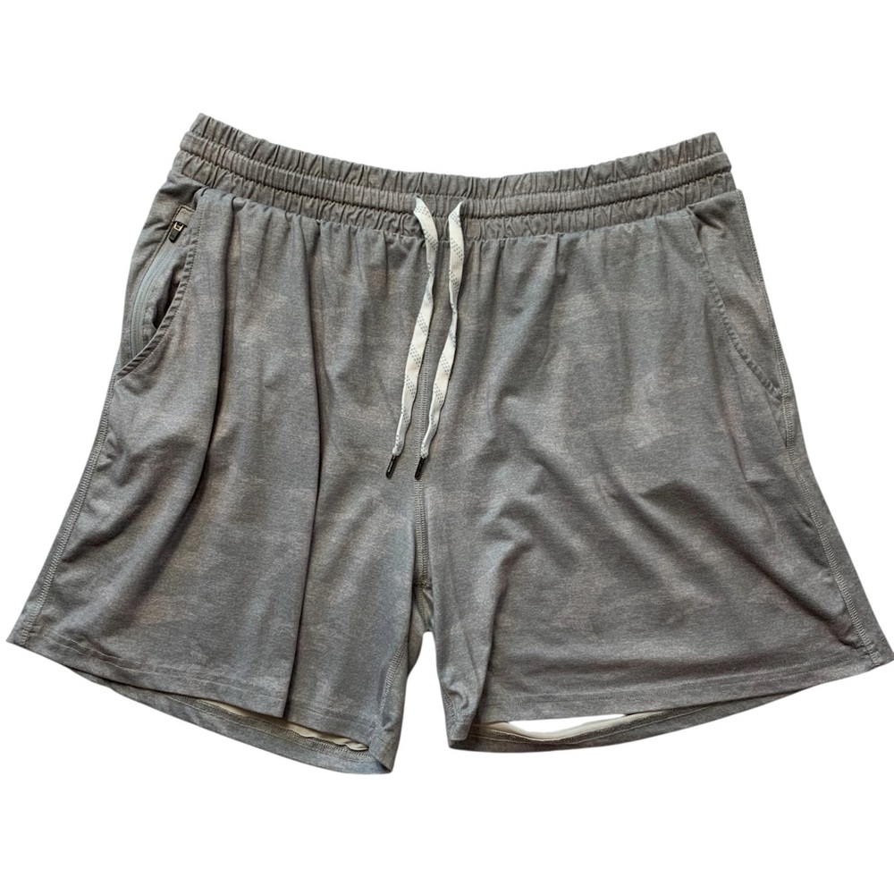 Pacific Trail Men’s Gray Athletic Shorts Size XXL Lightweight Moisture-Wicking